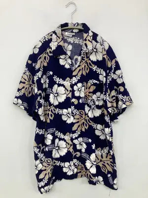 シャツ/ブラウス/トップス/ネイビー/XL