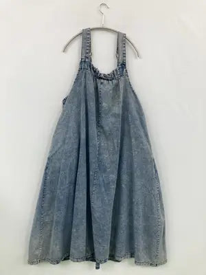 Fashion jeans/ファッションジーンズ/ジャンパースカート/ワンピース/ドレス/ブルー/M