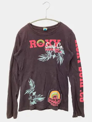 ROXY/ロキシー/Tシャツ/カットソー/トップス/ブラウン/S