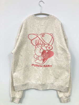 KAO YORI NAKAMI/カオヨリナカミ/スウェット/トップス/グレー/S