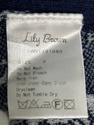 Lily brown/リリーブラウン/キャミソール/トップス/ネイビー/F