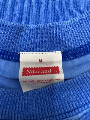 niko and .../ニコアンド/Tシャツ/カットソー/トップス/ブルー/M