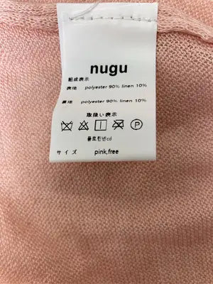nugu/ヌグ/カーディガン/ボレロ/トップス/ピンク/Free