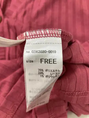 MOUSSY/マウジー/Tシャツ/カットソー/トップス/レッド/FREE