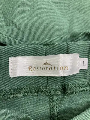 RESTORATION/リストレーション/その他パンツ/パンツ/グリーン/L