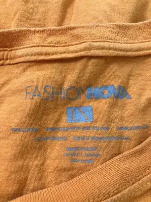FASHIONNOVA/ファッションノバ/Tシャツ/カットソー/トップス/オレンジ/IX