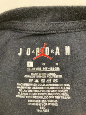 AIR JORDAN/エアジョーダン/Tシャツ/カットソー/トップス/ブラック/L