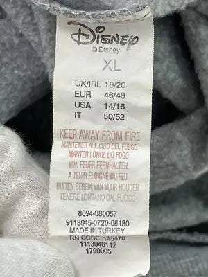 Disney/ディズニー/スウェット/トップス/グレー/XL