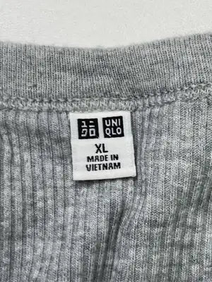 UNIQLO/ユニクロ/Tシャツ/カットソー/トップス/グレー/XL