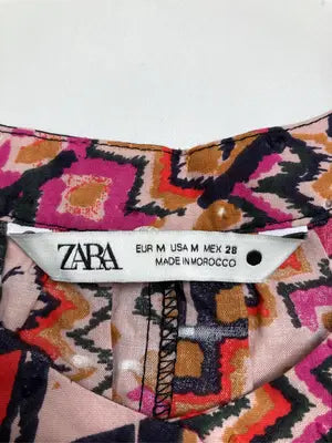 ZARA/ザラ/ワンピース/ワンピース/ドレス/レッド/EUR M