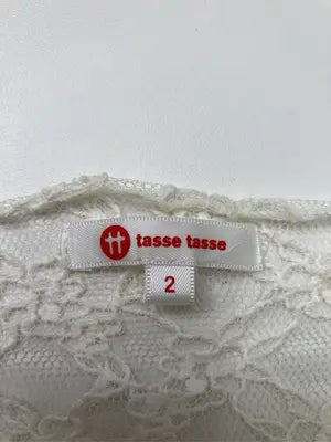 tasse tasse/Tシャツ/カットソー/トップス/ホワイト/2