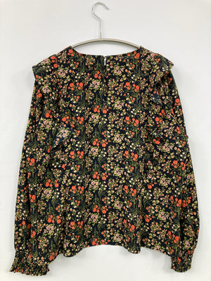 IEDIT/イディット/シャツ/ブラウス/トップス/ブラック/MP