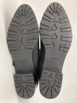 ZARA BASIC/ザラベーシック/ブーツ/シューズ/ブラック/40