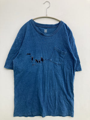 Design Tshirts Store graniph/デザインティーシャツストアーグラニフ/Tシャツ/カットソー/トップス/ブルー/M