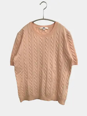 UNIQLO/ユニクロ/ニット/セーター/トップス/ピンク/XL