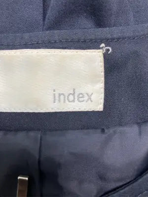 index/インデックス/ノーカラーコート/ジャケット/アウター/ネイビー/M