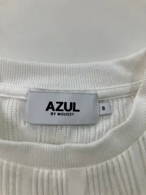 AZUL by MOUSSY/アズールバイマウジー/Tシャツ/カットソー/トップス/ホワイト/S