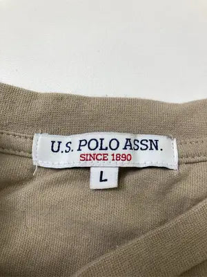 U.S. POLO ASSN./ユーエスポロアッスン/Tシャツ/カットソー/トップス/ベージュ/L