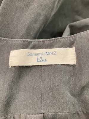 Samansa Mos2 blue/サマンサモスモスブルー/ワンピース/ワンピース/ドレス/グレー/F