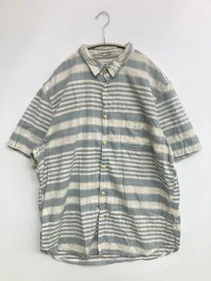 slim fit/シャツ/ブラウス/トップス/スカイブルー/XL