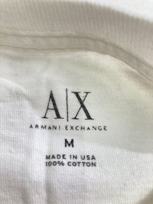 ARMANI EXCHANGE/アルマーニエクスチェンジ/Tシャツ/カットソー/トップス/ホワイト/M