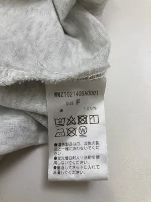 W.W.G/フーズフーギャラリー/Tシャツ/カットソー/トップス/グレー/F