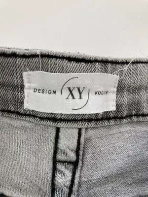 DESIGN XY VOGUE/ショート/ミニスカート/スカート/グレー/L