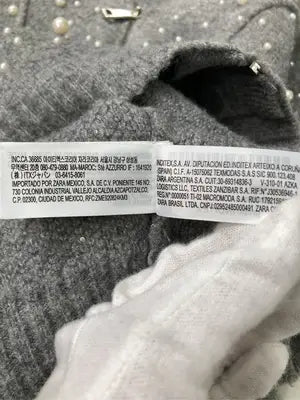 ZARA/ザラ/カーディガン/ボレロ/トップス/グレー/USA L