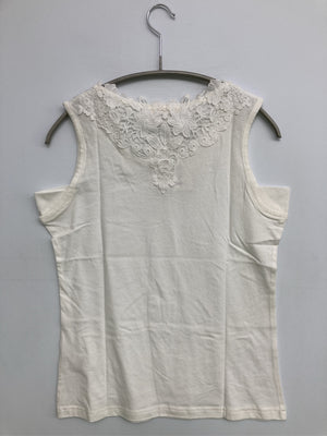 cecchini/チェッキーニ/タンクトップ/トップス/ホワイト/M