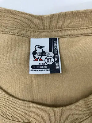 CHUMS/チャムス/Tシャツ/カットソー/トップス/ベージュ/XL