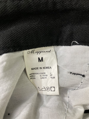 M.apparel/デニムパンツ/パンツ/ブラック/M