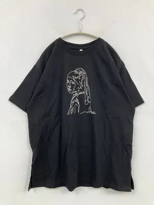 Johannes Vermeer/Tシャツ/カットソー/トップス/ブラック/M