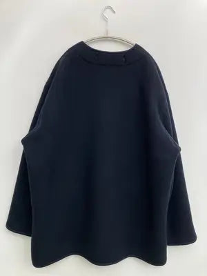 UNIQLO/ユニクロ/ノーカラーコート/ジャケット/アウター/ネイビー/XL