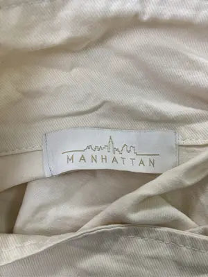 MANHATTAN/マンハッタン/ノーカラージャケット/ジャケット/アウター/ベージュ