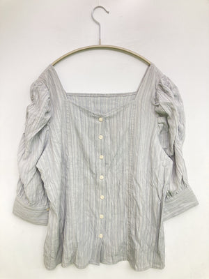 w closet/ダブルクローゼット/シャツ/ブラウス/トップス/グレー/F
