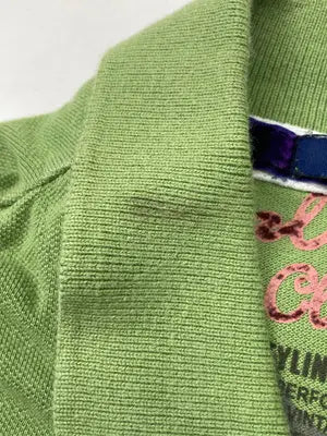 REAL CRUSH CLOTHING/ポロシャツ/トップス/グリーン/LARGE