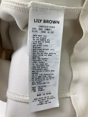 Lily brown/リリーブラウン/ロングスカート/スカート/アイボリー/F