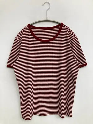 JUNOAH/ジュノア/Tシャツ/カットソー/トップス/レッド/M