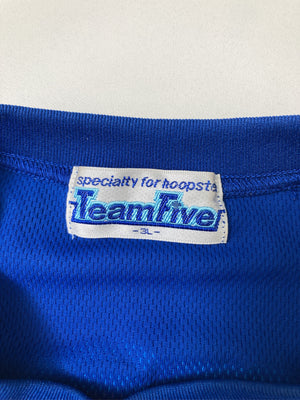 Team Five/Tシャツ/カットソー/トップス/ブルー/3L