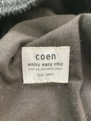 coen/コーエン/チノパンツ/パンツ/ブラック/S