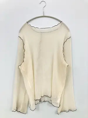 apres jour mignon/アプレジュールミニョン/Tシャツ/カットソー/トップス/アイボリー/LL