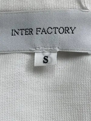 INTER FACTORY/インターファクトリー/Tシャツ/カットソー/トップス/ホワイト/S