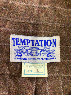 TEMPTATION/テンプテーション/シャツ/ブラウス/トップス/ブラウン/L