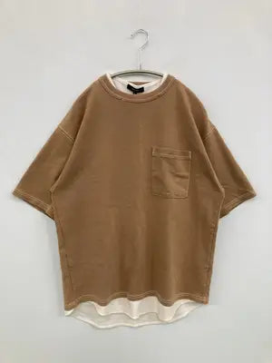 BEAMS HEART/ビームスハート/Tシャツ/カットソー/トップス/ブラウン/S