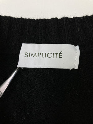 SIMPLICITE/サンプリシテ/ニット/セーター/トップス/ブラック/F