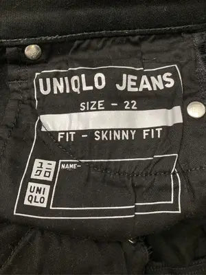 UNIQLO/ユニクロ/デニムパンツ/パンツ/ブラック/22