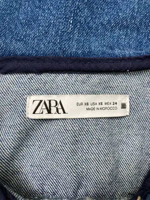 ZARA/ザラ/デニムジャケット/ジャケット/アウター/ブルー/XS
