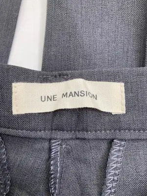 UNE MANSION/ウメマンション/スラックス/パンツ/ブラック/M