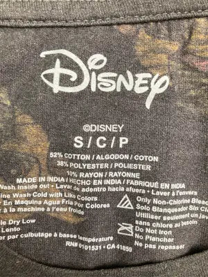 Disney/ディズニー/Tシャツ/カットソー/トップス/グレー/S