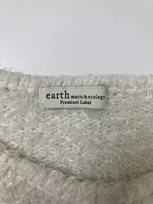 earth music&ecology/アースミュージックアンドエコロジー/ニット/セーター/トップス/ホワイト/FREE